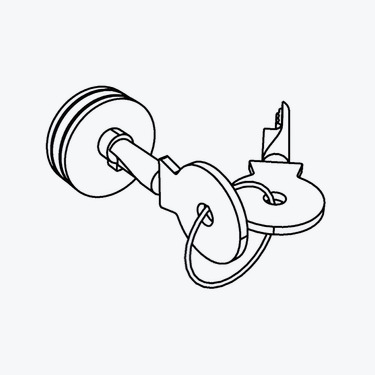 Glass Door Lock - W049